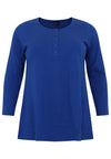 Tunic flare buttons COTTON - indigo