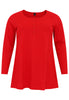 Tunic flare buttons COTTON - red - #2