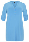 Tunic DOLCE grandad collar - light blue - #4