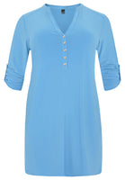 Tunic DOLCE grandad collar - light blue - #4