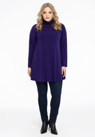 Tunic with col wide bottom - purple - #2