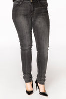 Black washed jeans DENIM - black  - #2