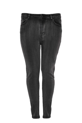 Black washed jeans DENIM - black  - #5