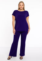 Trousers bootleg DOLCE - purple - #1