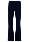Pantalon met tailleband flare dolce - blauw