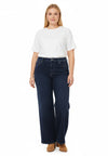 Jeans 5 pockets wide leg - Donker indigo