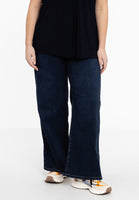 Jeans 5 pockets wide leg - dark indigo - #2