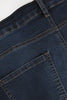 Contrast stitching jeans - indigo - #6