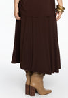 Skirt A-Line DOLCE - brown