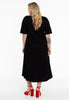 Maxi dress A-line COTTON - black - #3