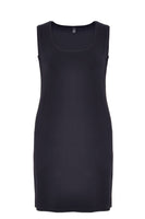 Dress sleeveless VISCOSE - blue - #3