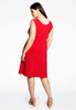 Dress sleeveless wide DOLCE - red - #3