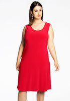 Dress sleeveless wide DOLCE - red - #1