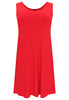 Dress sleeveless wide DOLCE - red - #4