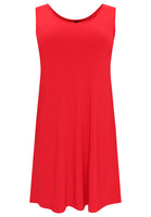 Dress sleeveless wide DOLCE - red - #4