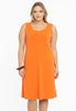 Dress sleeveless wide DOLCE - orange 