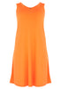 Dress sleeveless wide DOLCE - orange - #4