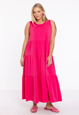 Dress puckering COTTON - pink - #2