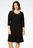 Dress A-line DOLCE - black  - #1