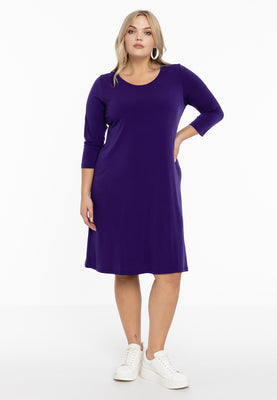 Dress A-line DOLCE - purple  - #2