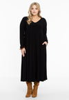 Dress Swing long sleeve DOLCE - black