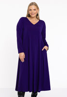 Dress Swing long sleeve DOLCE - purple - #1