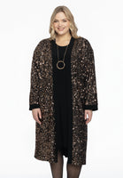 Jacket long GOLD SEQUINS - black - #1