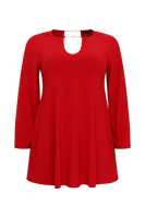 Tunic wide bottom with chain - red  - #4