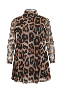 Tunic wide bottom LEOPARD - brown - #3