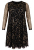 Dress A-line GOLD CRUSH - black - #4