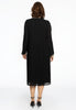 Dress irregular pleats - black  - #3