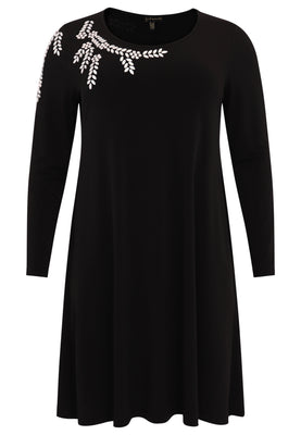 Dress A-line strass DOLCE - black  - #4