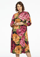 Dress turtle neck PEONY - black  - #1