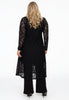 Dress long buttoned LACE - black  - #3