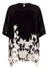 Tunic square BOUQUET - black  - #4