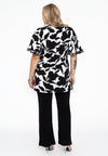 Tunic flare frilled sleeves VITTORIA - white - #3