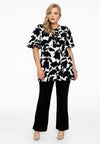 Tunic flare frilled sleeves VITTORIA - white - #2