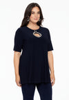 Tuniek flare met ring dolce - blauw