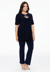 Tuniek flare met ring dolce - blauw
