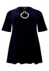 Tunic flare ring DOLCE - blue - #4