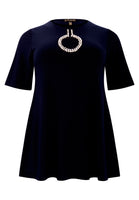 Tunic flare ring DOLCE - blue - #4