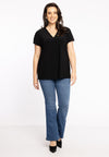 Shirt central pleat DOLCE - black - #2