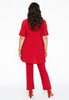 Tunic polo wide bottom studs DOLCE - red  - #3