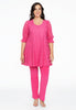 Tunic wide bottom LACE - pink - #2