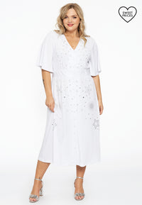 Dress circle sleeve DOLCE - white - #2