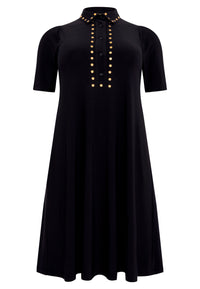 Dress with studs DOLCE - black - #4