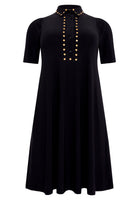 Dress with studs DOLCE - black  - #4