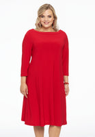 Dress boat neck DOLCE - red - #1