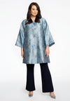 Jacket brocade - blauw