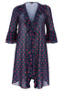  Cardi-Blouse Frilled DOTS - blue - #4